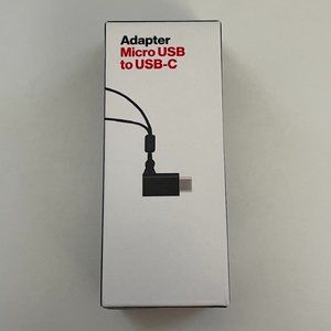 Micro USB to USB-C Adapter, w/ Lanyard, Verizon Brand